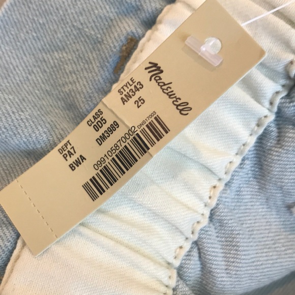 NWT Paperbag Classic Straight Jeans in Broomfield Wash 25 - Picture 5 of 5